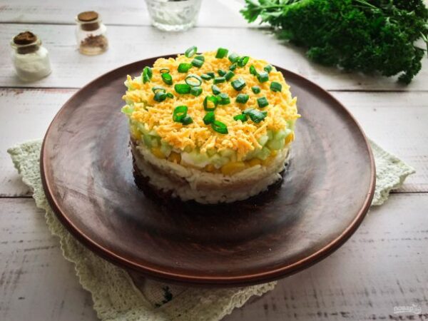 Cod liver Salad