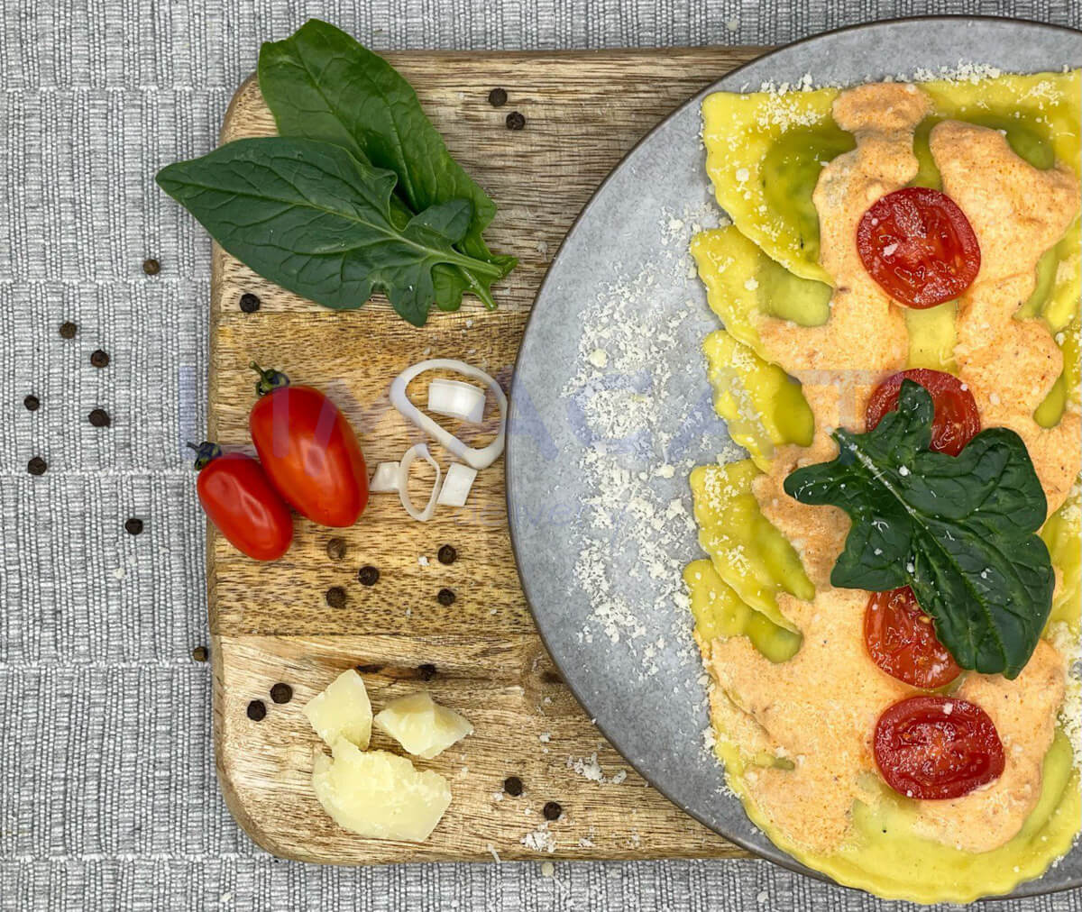 Ravioli with Ricotta and Spinach