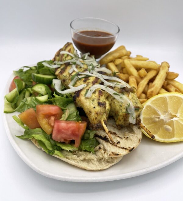 Chicken Shashlik with Side Dish