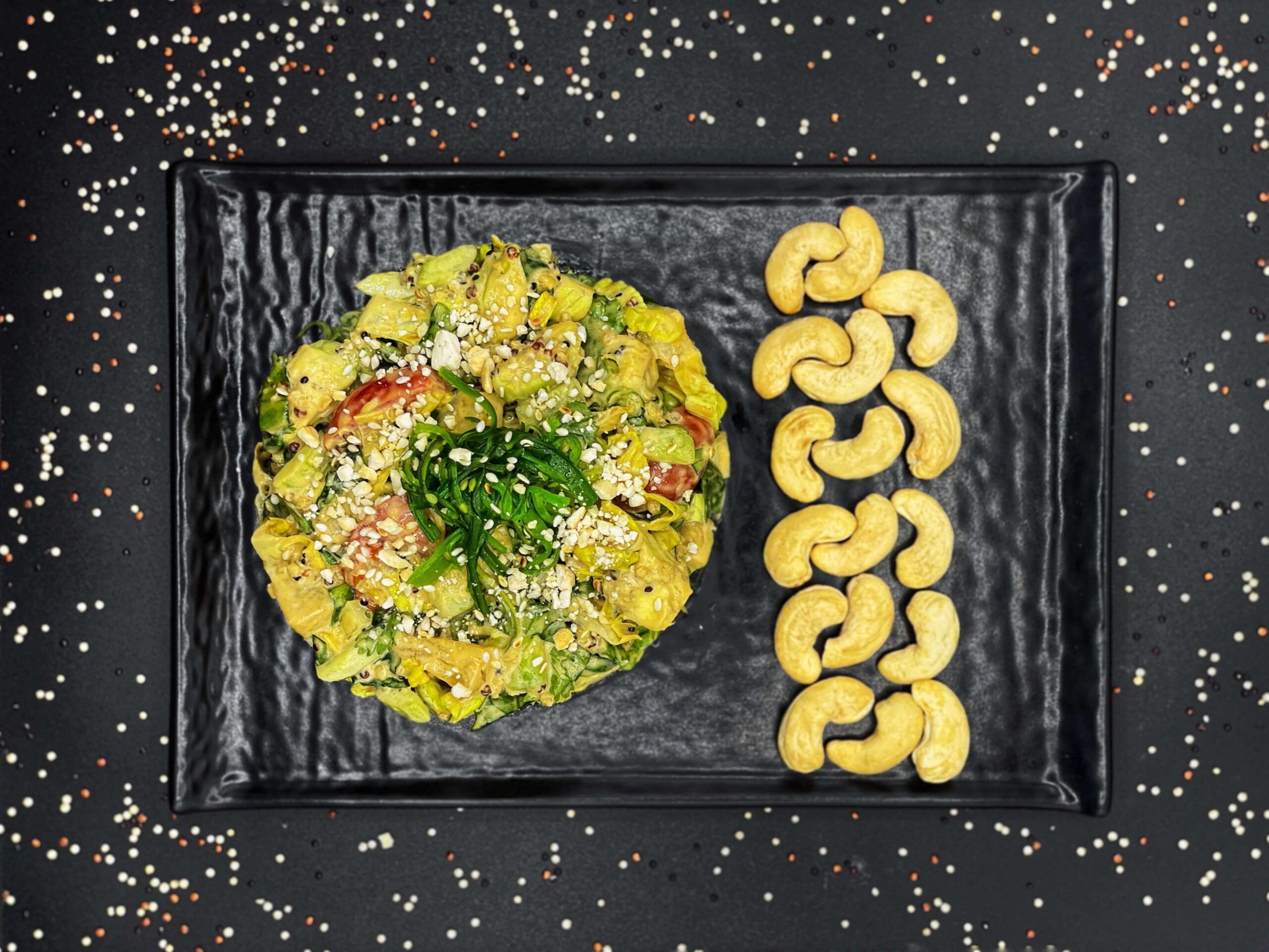 Веган кешью авокадо тартар