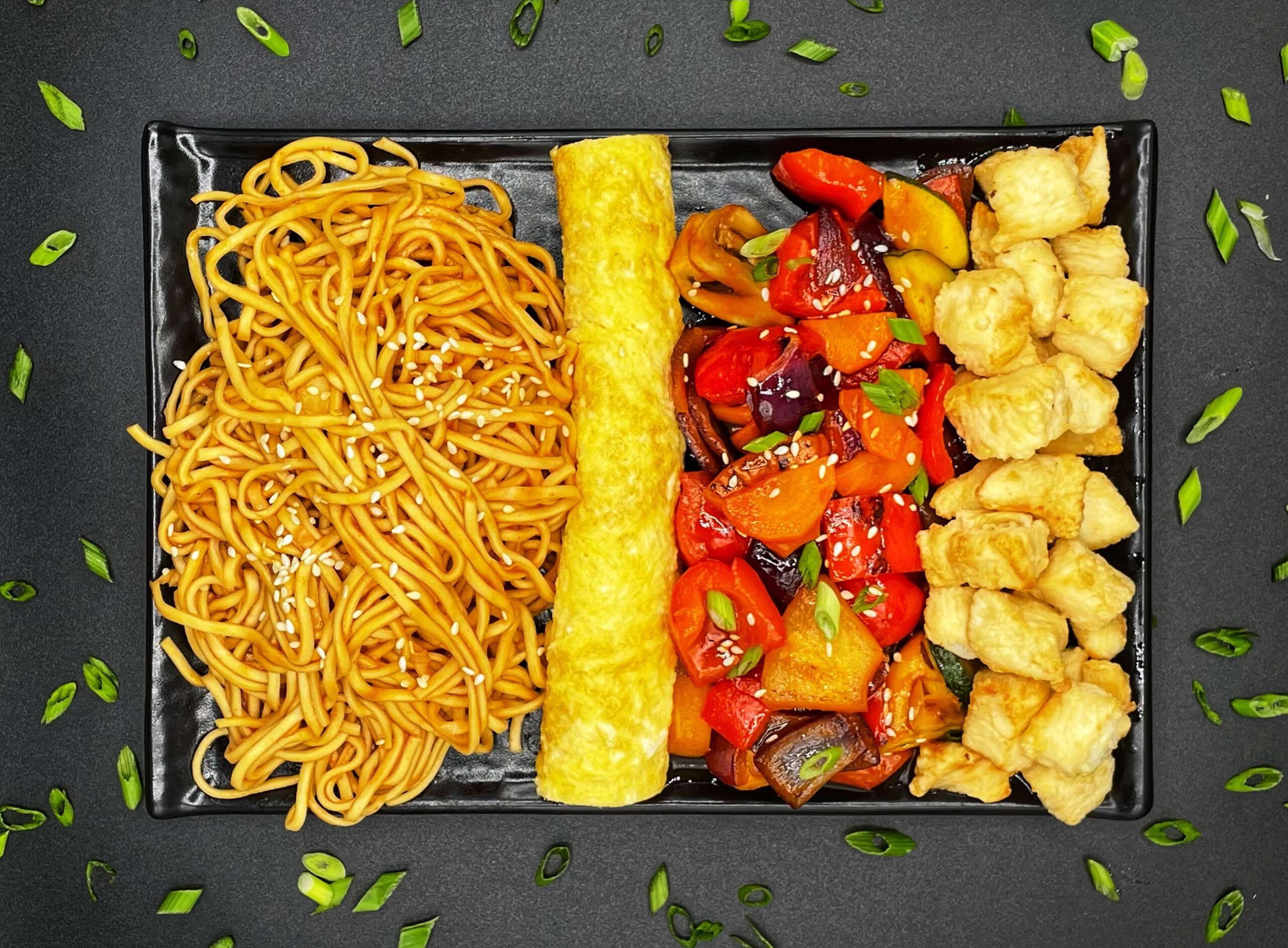 Теппаньяки с хрустящей курицей