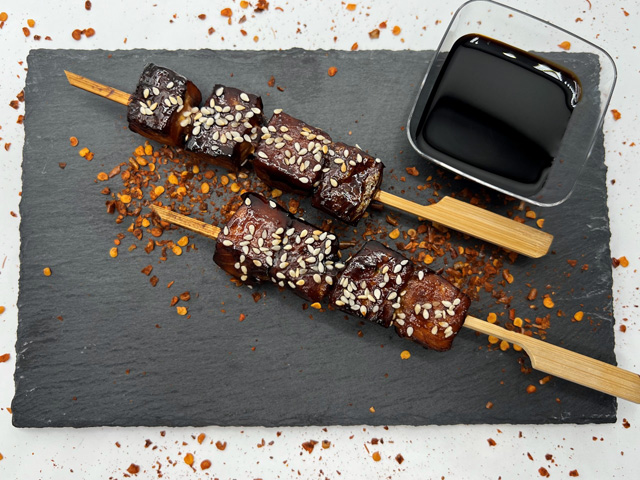 Beef Skewer in Teriyaki Sauce