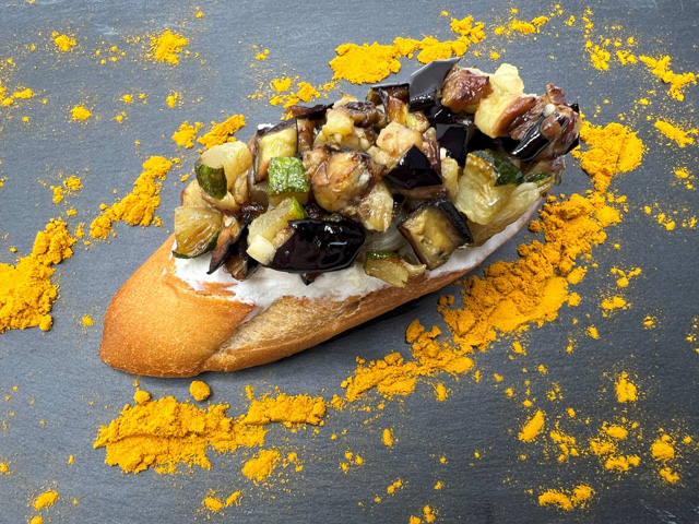 Bruschetta with Eggplant