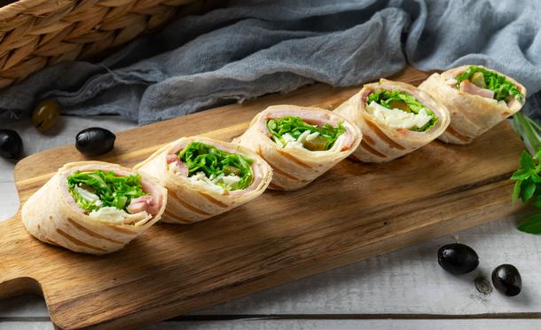 Caesar Roll with Chicken