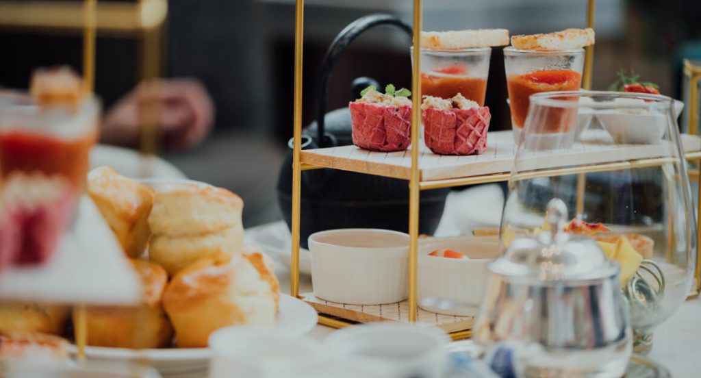 Conference coffee break catering by Limacat with pastries and beverages