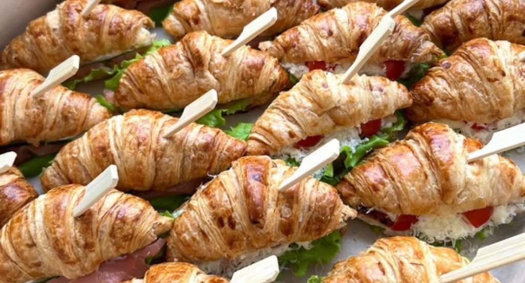 Themed catering presentation at a corporate product launch in Cyprus
